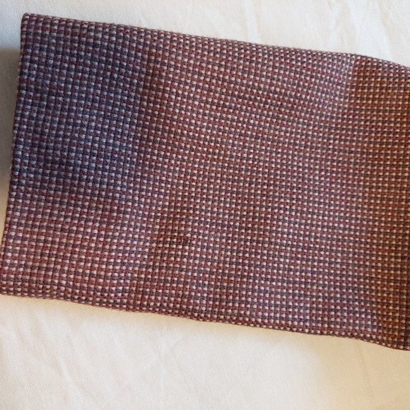 Robert Chayenko Paris 80's Wool/Leather Brown Skirt Suit Set (Size L) - Picture 13 of 14